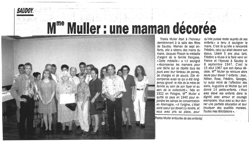 medaille mme muller